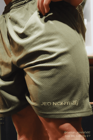 Jersey Mesh Shorts 7.5" - Olive