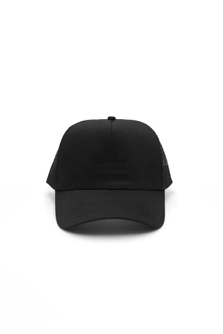 Snap Back Mesh Ball Cap - All Black