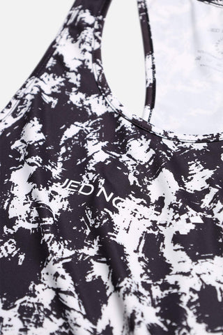 Graphic Muscle Stringer - B&W Paint Brush