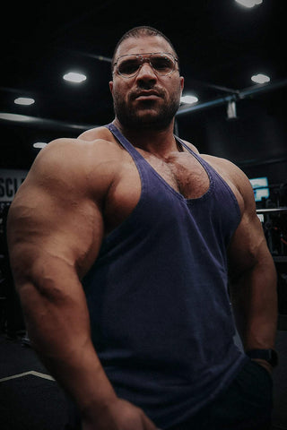 Classic Vintage Washed Racerback Stringer - Navy